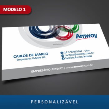 Cartões AMWAY 001
