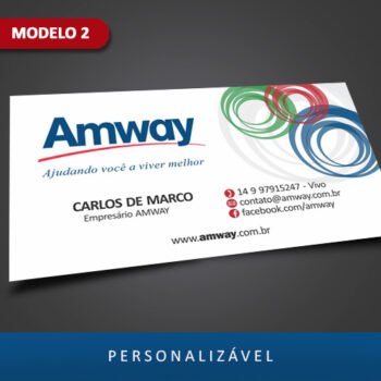 Cartões AMWAY 002