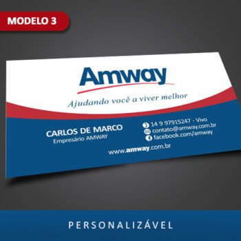 Cartões AMWAY 003