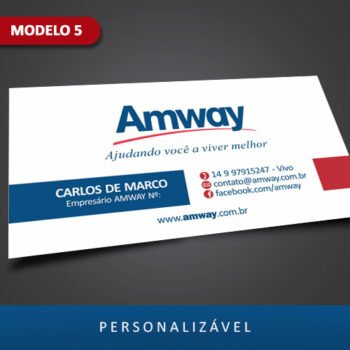 Cartões AMWAY 005