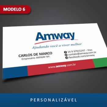 Cartões AMWAY 006